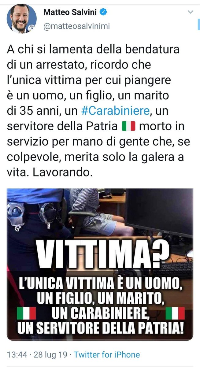 se questo è un ministro della repubblica.
Questo viscido personaggio si permette di mettere in discussione l'intera costruzione dello stato di diritto. #acasasubito #matteosalvini  <a href="/matteosalvinimi/">Matteo Salvini</a> Ripugnante