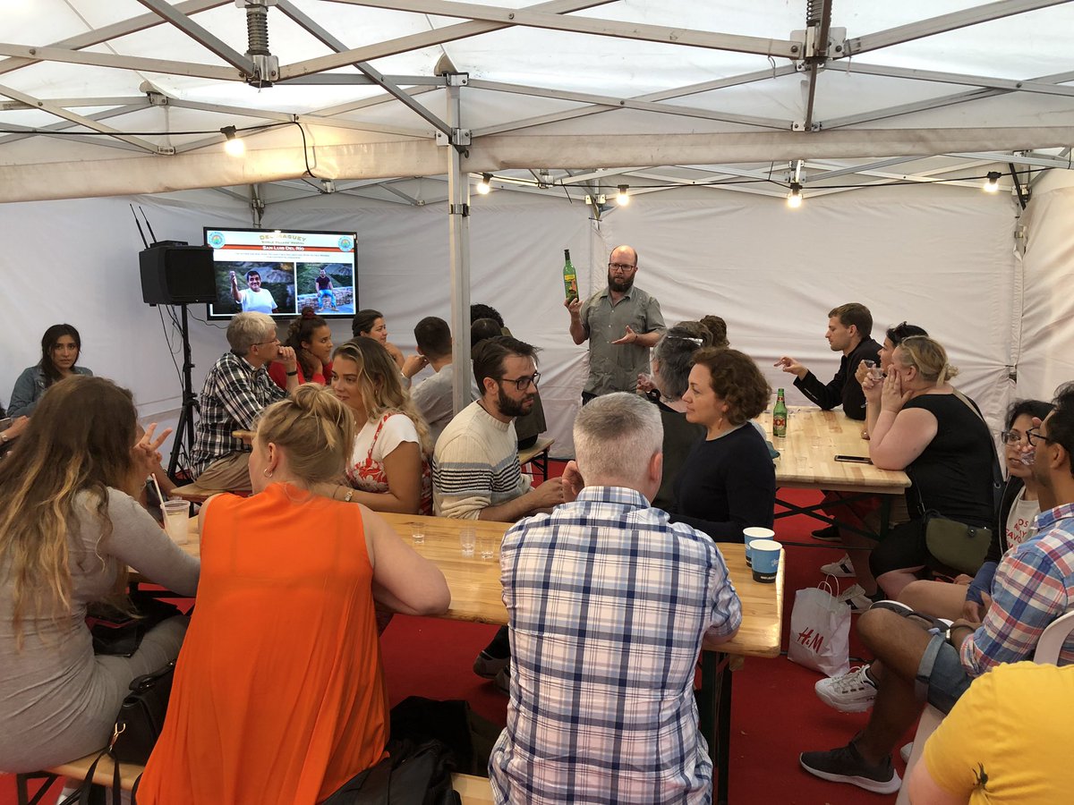 Talking #mezcal <a href="/DelMagueyMezcal/">Del Maguey Mezcal</a> at <a href="/fiestademexico/">fiestademexico</a> #eatlikeamexican <a href="/PernodRicardUK/">Pernod Ricard UK</a> @ABCPRUK #Pruk #PrukABC #PrukBEAT