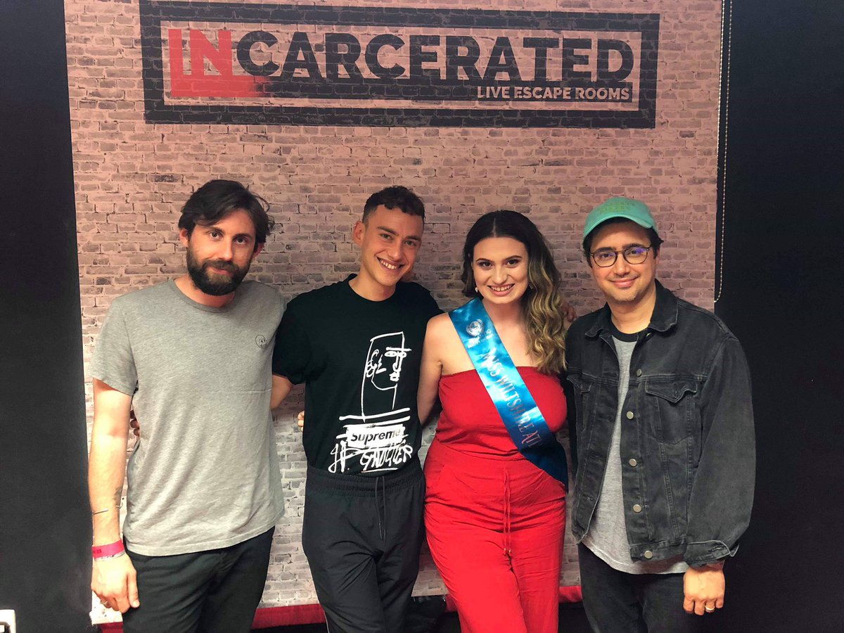 Massive thank you to <a href="/yearsandyears/">Years & Years</a> for coming to play our Escape Rooms before their set @MforSwindon yesterday. #ILER #Incarcerated #Swindon #EscapeRoom