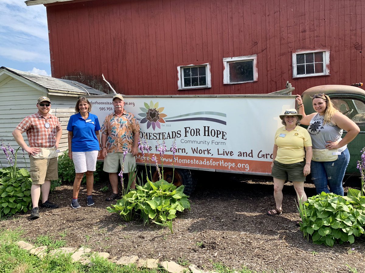 lkohl58's tweet photo. With fellow Rotarians, we visited the inspiring Homesteads for Hope Community Farm which benefits you do afilts with autism https://t.co/Q9Y2lKCDS6