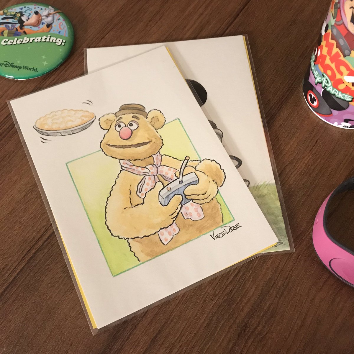 If you’re at Hollywood Studios in Disney/Orlando today, my friend will be hiding my ink/watercolor pencil Fozzie in plain sight! Find it and it’s yours! I’ll post visual clues once he’s in place. Wocka Wocka Wocka!

#artdrop #WaltDisneyWorld #Muppets