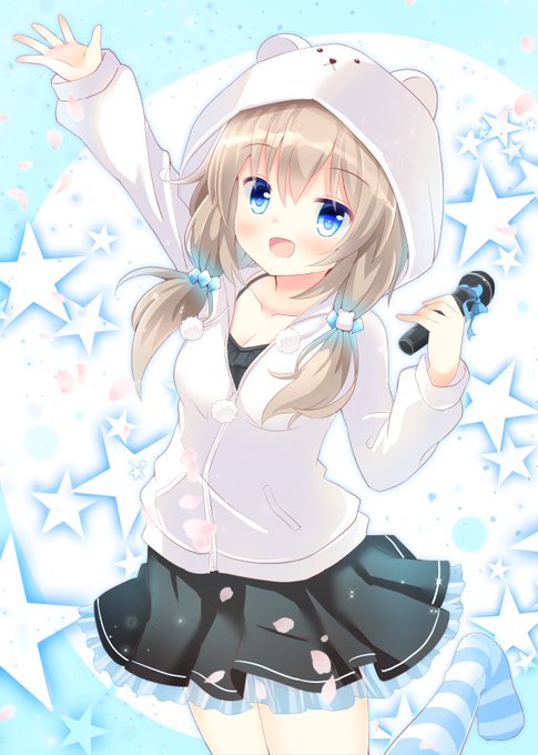 @miku_emori @v_sirokuma 真白くまちゃんのイラスト企画、参加させていただきますーっ! 