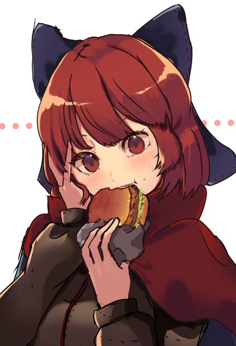 「前髪 ハンバーガー」のTwitter画像/イラスト(古い順)