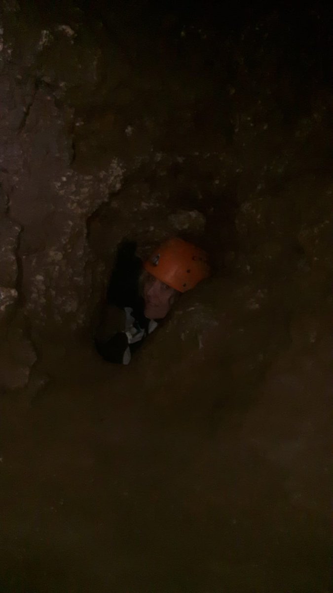 fairyspan17's tweet photo. Cave bagger #1 event on rainy Sunday, exploring Mouldridge mine 
#geocaching #cavebagger https://t.co/s0xeGqbCgm