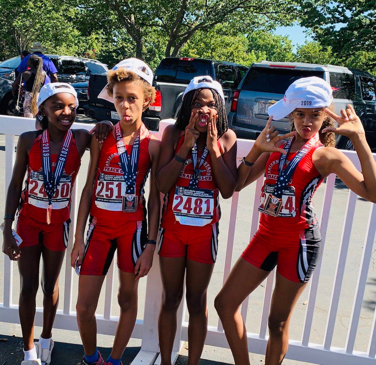USATF_AZ's tweet photo. Arizona Cheetahs Track Club 'A' - 4x100 - 3rd - 9-10 Girls https://t.co/LFUypxQvzm