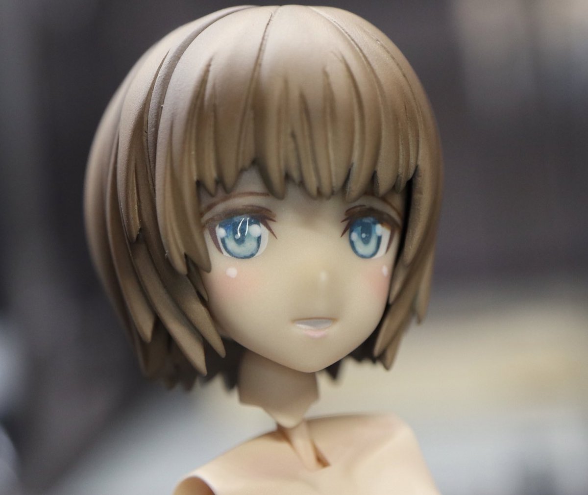 Faガール Twitterまとめ 髪の毛は エアブラシを2本用意して交互に吹きながらグラデーション塗装します 他 モデラーズ速報