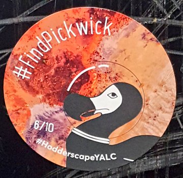 Womanon's tweet image. #findpickwick 5-8 @hodderscape