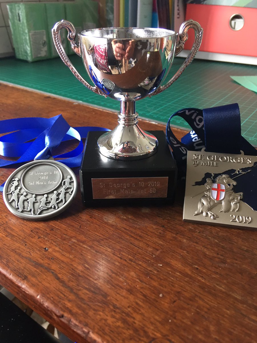 zephyrwombat's tweet photo. I’m not usually pleased with my runs but I was today. I was 1st Vet 50 in the St George’s 10 mile race hosted by @IOWRR . Thank you to all those that helped put on this challenging race! https://t.co/PgBh9WxSTp