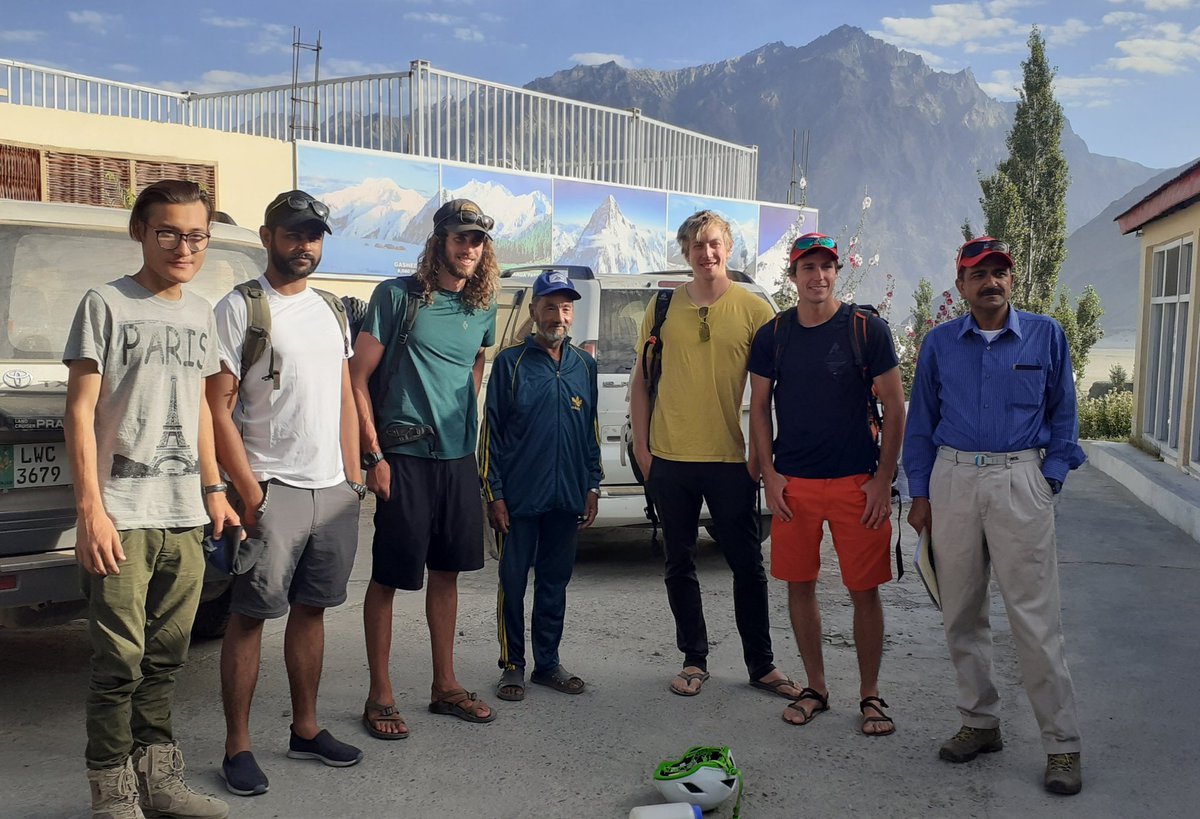 Alpine_Pakistan's tweet photo. 1st American Sherpi Kangri peak expedition 2019.
Sherpi Kangri is a mountain peak in the Karakoram Range. It lies south of Ghent Kangri and northwest of Saltoro Kangri.
#american #sherpikangri #expedition #kondus #saltoro #karakorum #mountaineering #mountains #pakistan https://t.co/CPGtC2XUEL