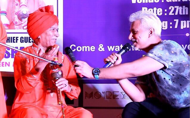 i_dhirajsingh's tweet image. Some moments from last evening’s amazing HUNAR CHARCHA where I interviewed ‘BEEN MASTER’ SHISHANATH. #HunarCharcha is a unique ‘artist chat in a mall’ series presented by @Hunar_TV &amp;amp; @gardensgalleria #sapera #folkmusic #snakecharmers