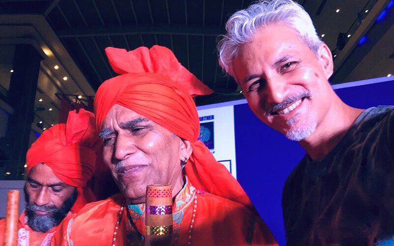 i_dhirajsingh's tweet image. Some moments from last evening’s amazing HUNAR CHARCHA where I interviewed ‘BEEN MASTER’ SHISHANATH. #HunarCharcha is a unique ‘artist chat in a mall’ series presented by @Hunar_TV &amp;amp; @gardensgalleria #sapera #folkmusic #snakecharmers