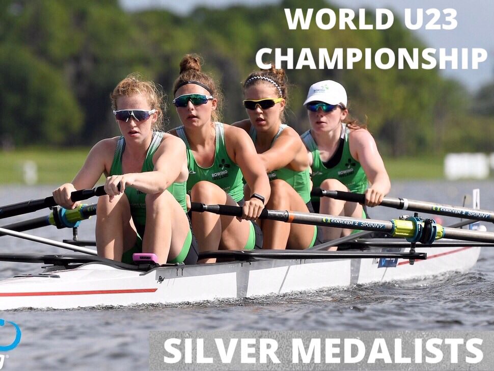 🥈 

Fantastic result for the Women’s 4 crew of Emily Hegarty, Tara Hanlon, Eimear Lambe and Claire Feerick at the World U23 Rowing Championships!

Silver in the A Final!