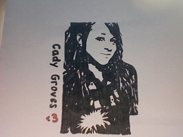 OhhNoItsKat's tweet photo. @cadygroves I drew this 9 YEARS AGO. #longtimefan 😎 hah https://t.co/aNYG8yV8os