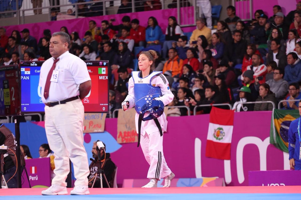 JMDeporte's tweet photo. Taekwondo -57kg

Carolena Carstens vence por abultamiento a la mexicana Fabiola Villegas 35-15 y clasifica a semifinales

Su rival será la estadounidense Anastaija Zolotic

El combate será hoy a las 4:55 pm vía @COlimpicoPanama https://t.co/Fxekh4zpVi