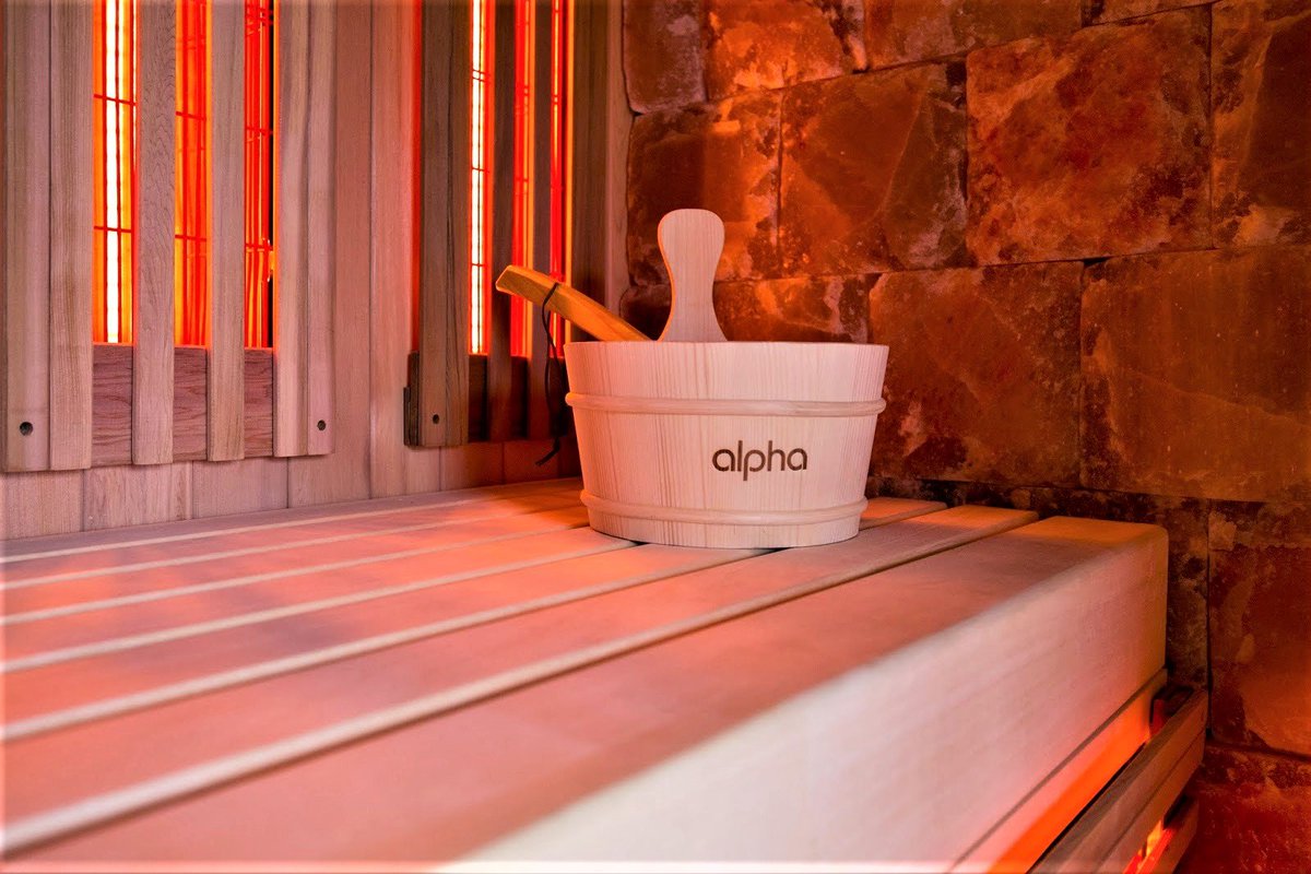 ambientelements's tweet photo. Another fantastic @alpha_wellness 4-person combination sauna with traditional Harvia heater and full-spectrum infrared lamps by @ambientelements for an upcoming sports medicine therapy office. https://t.co/KhfKR21Lwy