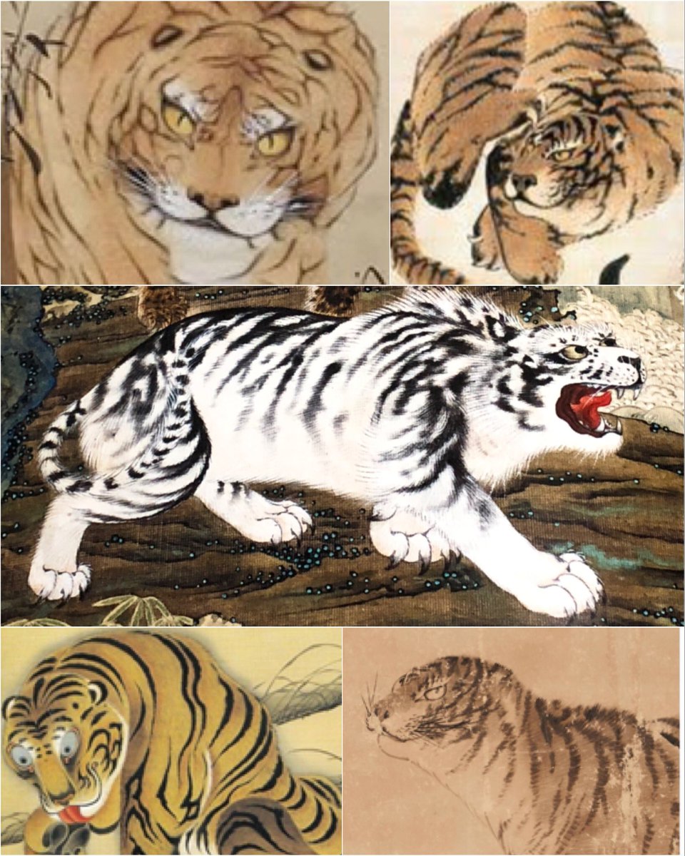 虎柄　長沢芦雪　大判ストール 虎柄 長沢芦雪 大判ストール