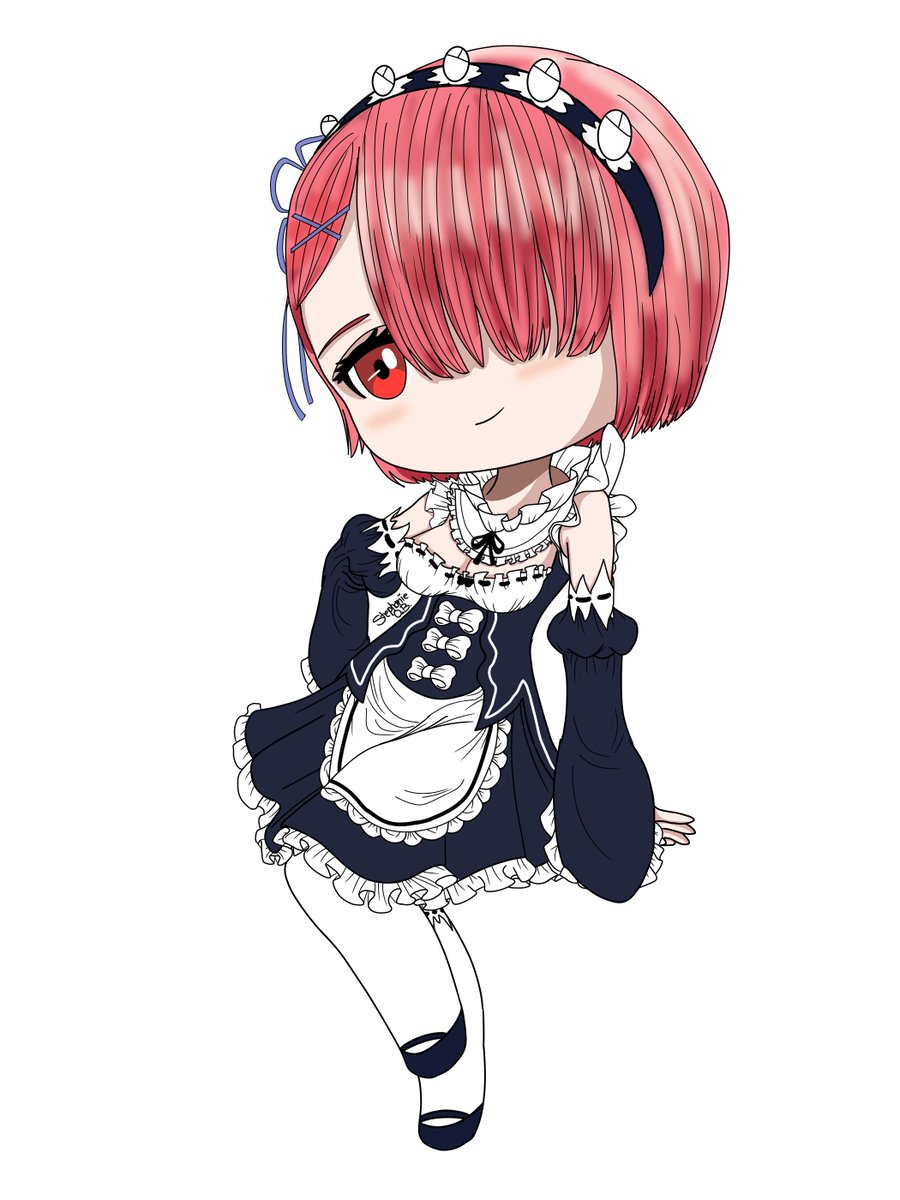 teffy_art's tweet photo. Hice a una pequeña Ram chibi ^w^
La verdad no tenía idea de quién era ni de qué anime 😅 pero fue un pedido 👍🏻
Espero les guste 💕 la verdad me gustó mucho como quedó
#RamZero
#Zero
#Ram
#Anime https://t.co/Xyt4HdtWig