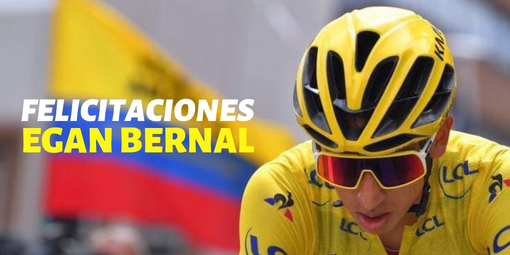 #EganBernal
Campeón del Tour de Francia 
¡ Orgullo Colombiano ! 
🇨🇴🇨🇴🇨🇴🇨🇴🇨🇴🇨🇴🇨🇴

#EganBernalCampeon #EganPorElTour #EganSuena #EganCampeón #TourdeFrancia2019 #TourDeFrancia #TourdeFrance #Colombia