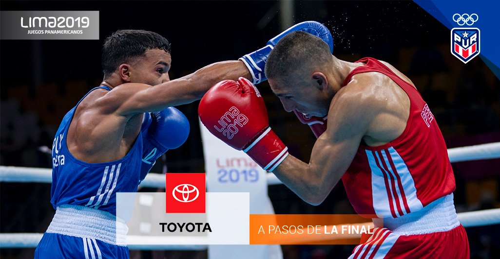 Comité Olímpico PUR (@comiteolimpico) on Twitter photo ¡A la semifinal! 🥊 El púgil <a href="/YankielboxeoPUR/">Yankiel Doctorcito Rivera</a> vence al peruano Rogger Rivera por decisión unanime en el peso mosca y se acerca al podio panamericano. 🙌 #YoSoyPuertoRico 🇵🇷 #EquipoPUR
➡️ Presentado por Toyota PR
#ManejaConfiado ¡A la semifinal! 🥊 El púgil <a href="/YankielboxeoPUR/">Yankiel Doctorcito Rivera</a> vence al peruano Rogger Rivera por decisión unanime en el peso mosca y se acerca al podio panamericano. 🙌 #YoSoyPuertoRico 🇵🇷 #EquipoPUR
➡️ Presentado por Toyota PR
#ManejaConfiado