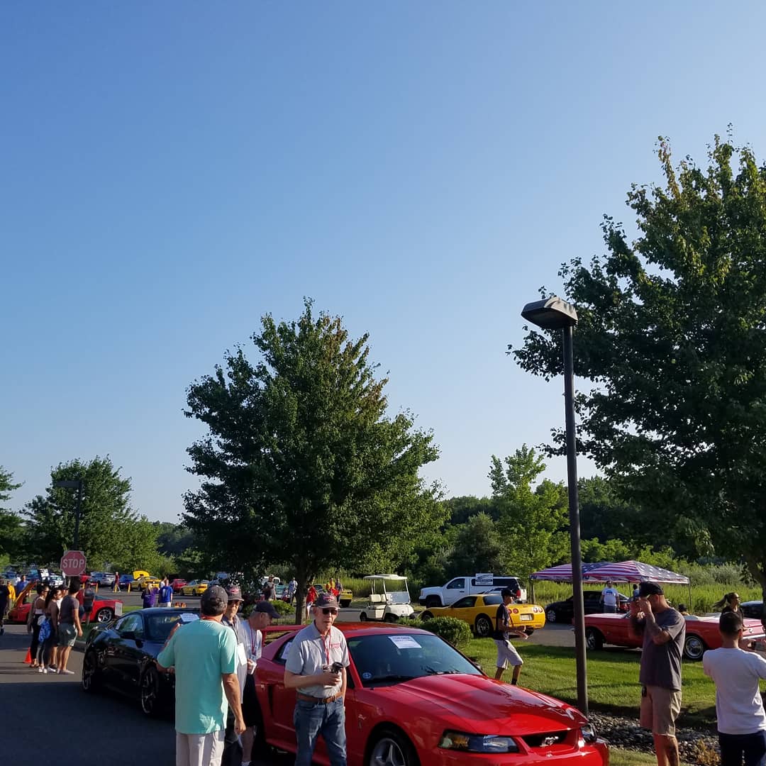 Two guys ride Cars and Coffee Freehold New Jersey