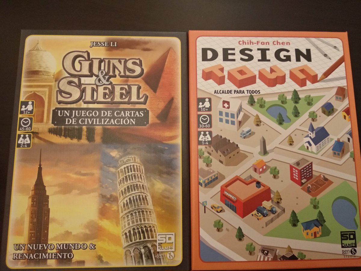 Tesse_Raptor's tweet photo. Estas son nuestras adquisiciones de los #summerdays de @PlaySDGames y una partidita en la que hemos jugado @Jose_Man_F_S y yo 😊
Muy chulo este #DesignTown ! No queda pendiente el #GunsAndSteels ! https://t.co/nVBcpPwlU5