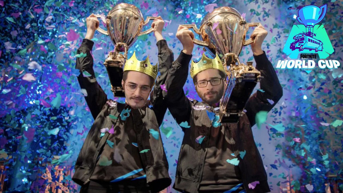 Vous connaissez le jeu videal Fortnite chers gueux ? Nous avons lancé le jeu hier après midi et venons de remporter une bien belle coupe en or et 3 millions d’euros, de quoi restaurer les douves du royaume 👑