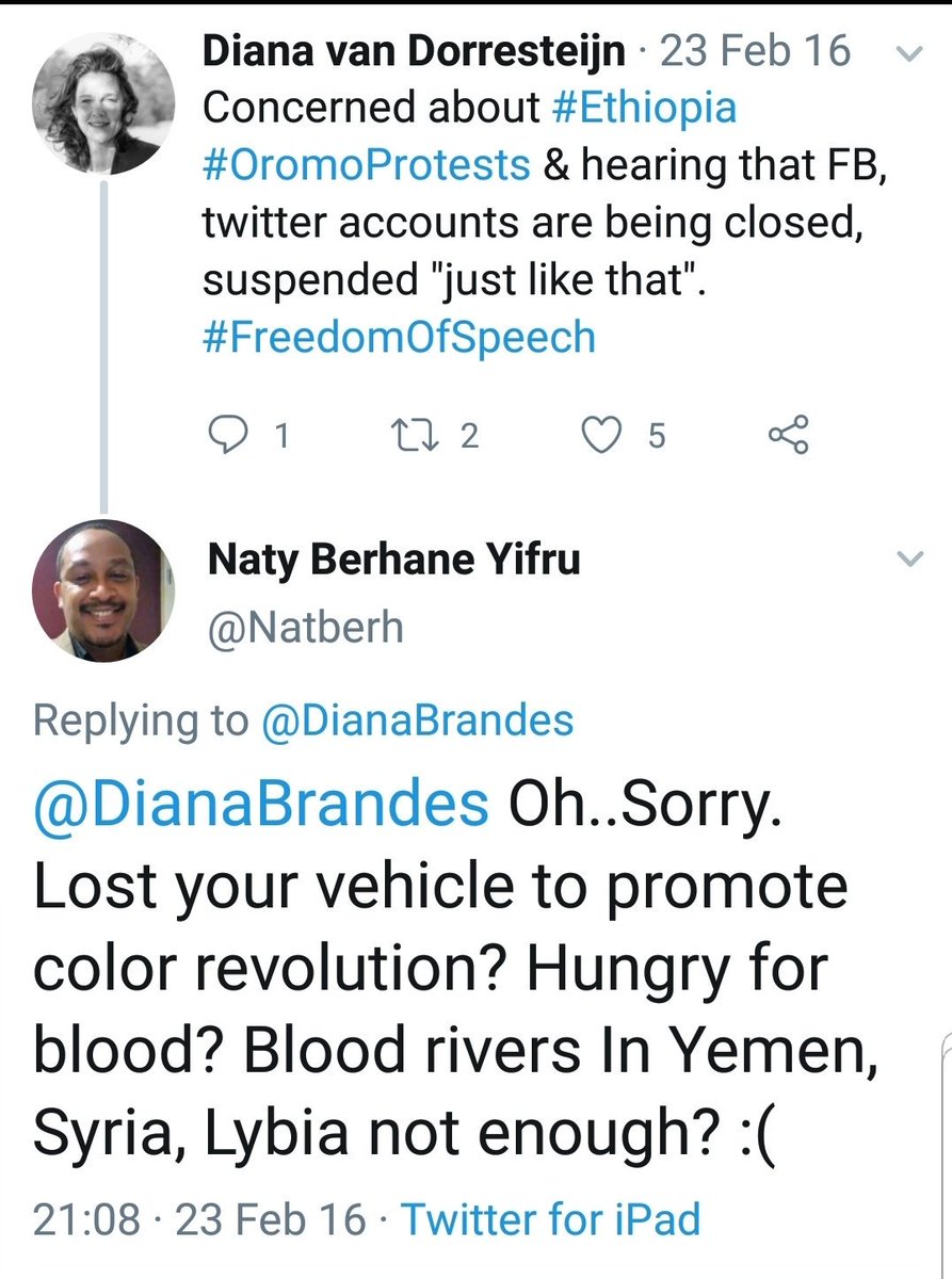 Again Naty continue defended, justified and protected the massacres TPLF was unleashing on innocent Ethiopians.Sometime he attempt to involve Eritrea unnecessarily but probably was a desperate act.Again why?Anyone with an answer?