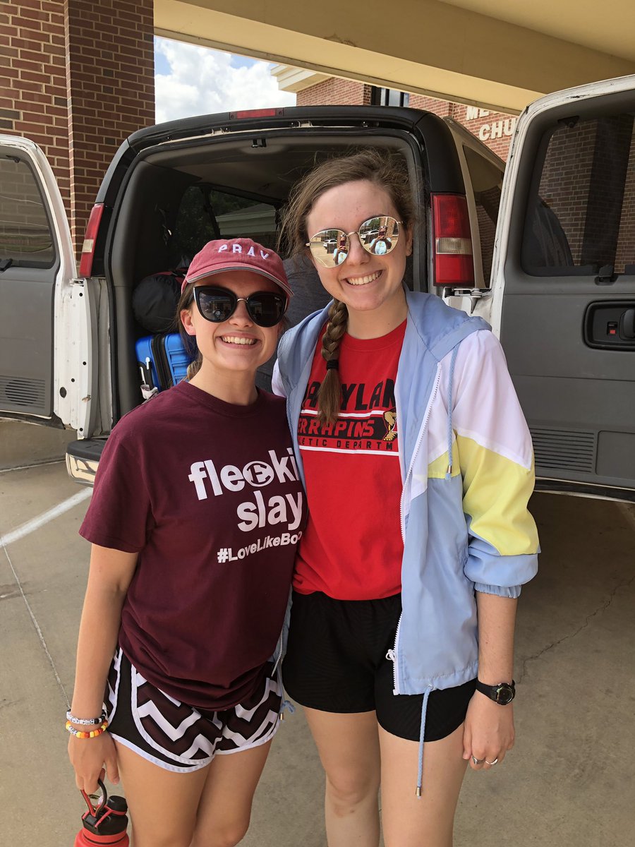 LoriRedning's tweet photo. Audrey and Ella off for a week at Camp RYLA. Thanks Ennis Rotary!!
@RYLA5810 https://t.co/ZJAwP4y849