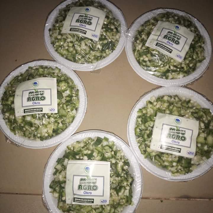 OoniofOAU's tweet photo. Packaged ewedu and okra on OAU Campus to be sold for 100 per pack,  as freshly produced and freshly packed by MOU AGRO. 

Good idea or not? https://t.co/yo9bFD0ZuV