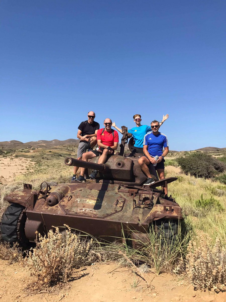 Ending the week with a BANG! Great ride up to the very picturesque Gomati beach, on the north of the Island #MTB #Tank #LemnosIsland #NeilsonHolidays #CyclingLife #PortomyrinaPalace #BikeGuiding #RelaxAsHardAsYouLike