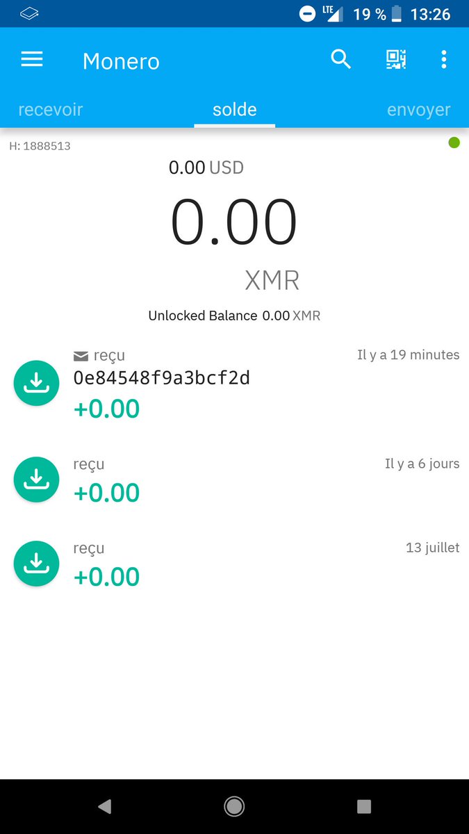 cqdyer's tweet photo. @CoinomiWallet having some issues with the Monero client.  Happened when I tried to buy some food and drink at a local market earlier today.  Any idea what's up? https://t.co/va76fBdSjZ