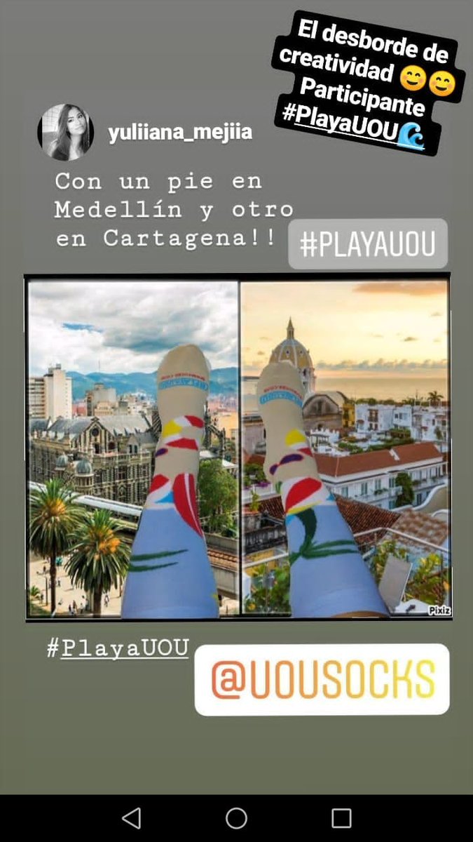 uousocks's tweet image. ¡Felicitaciones a nuestra Ganadora 🎊🏖️🎊! Ahora podrás disfrutar de un espectacular fin de semana en Cartagena.