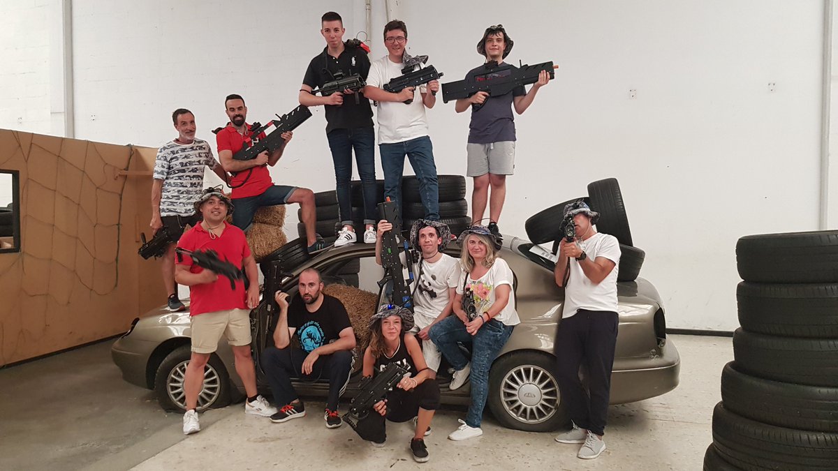 CorLaserCombat's tweet photo. Estos grupos han venido a disfrutar de unas sesiones de láser combat. Y tú, ¿a qué esperas? Haz tu reserva en la web https://t.co/sIWrvYCNHe o por teléfono 881.926.574
#lasercombat #coruñalasercombat #ociogalicia #actividadesengrupo https://t.co/eRwOGRWsf2