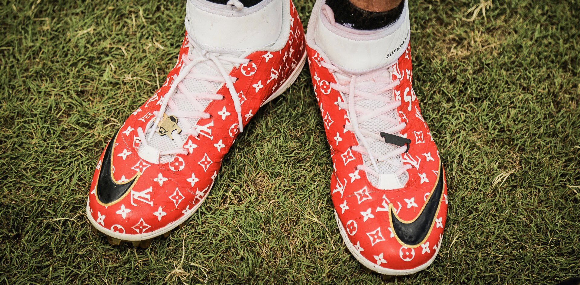 Twitter Reacts to Drew Brees Wearing Custom Supreme x Louis