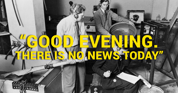 There is no news from him. There is no news from him. No news. Beyond prime time activism. Boring day today.