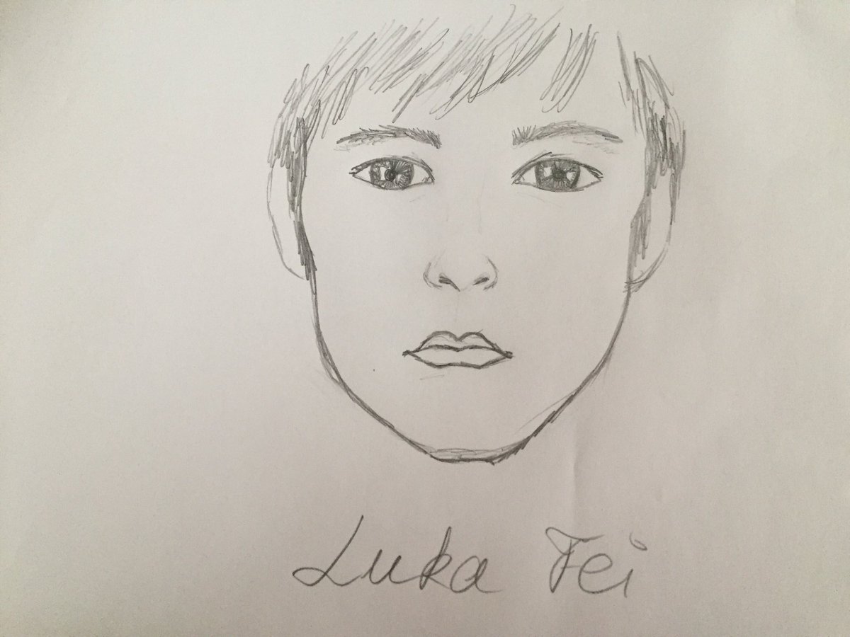 FrauTulke's tweet photo. Had some time and a pencil. Used it to draw my kids. Unfortunately my daughter destroyed her drawing ... but it actually wasn’t as good as her brothers anyway. Will try tomorrow again. 😊 https://t.co/mNuVLQ0v31