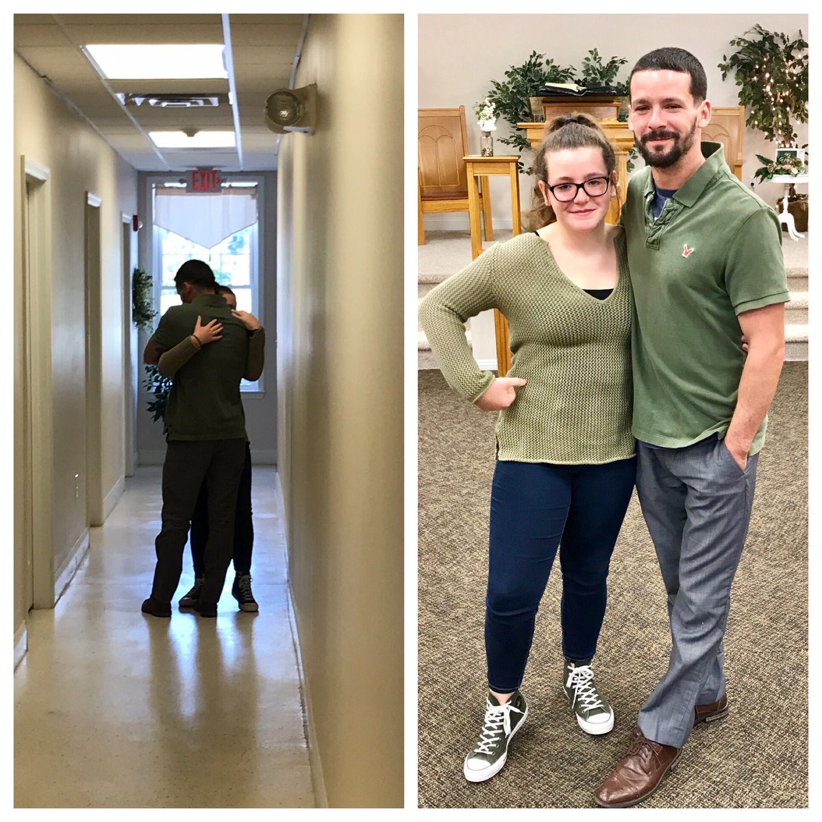 CamManaraze's tweet image. God answers prayer! Anthony, a faithful church member has been praying for his sister’s salvation for years... today she met the Savior! Don’t quit praying for your lost family members! #GodAnswersPrayer #JesusSaves #Glorylap🏃🏻‍♂️💨