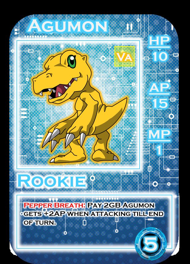 TopherCrost's tweet image. So I have been working on a #digimontcg basic draft design for cards. I do not own any images. How much do you think it would take to get the card rights to #Digimon ? lol #tgc.