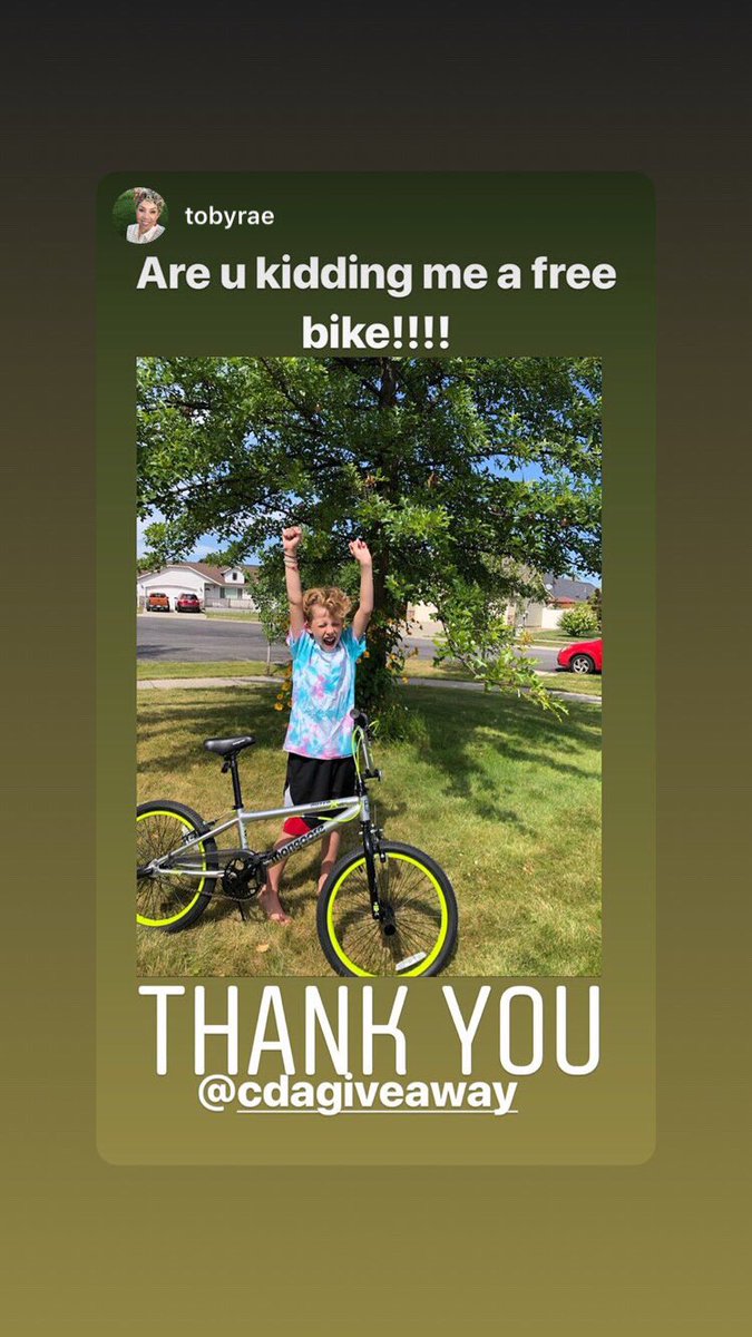 cdagiveaway's tweet photo. Awesome! Congratulations!!! Nothing better then being a kid and getting a new bike in the middle of summer vacation! 🤘🤗🤗🤗🤗🎉🎉🎉
#cdagiveaway #coeurdalene #idaho #northidaho #cdaidaho #lakecda #cdaresort #sandpoint #postfalls #bonnersferry #idahome #idahodaily #summer https://t.co/ahbLH6bO8i
