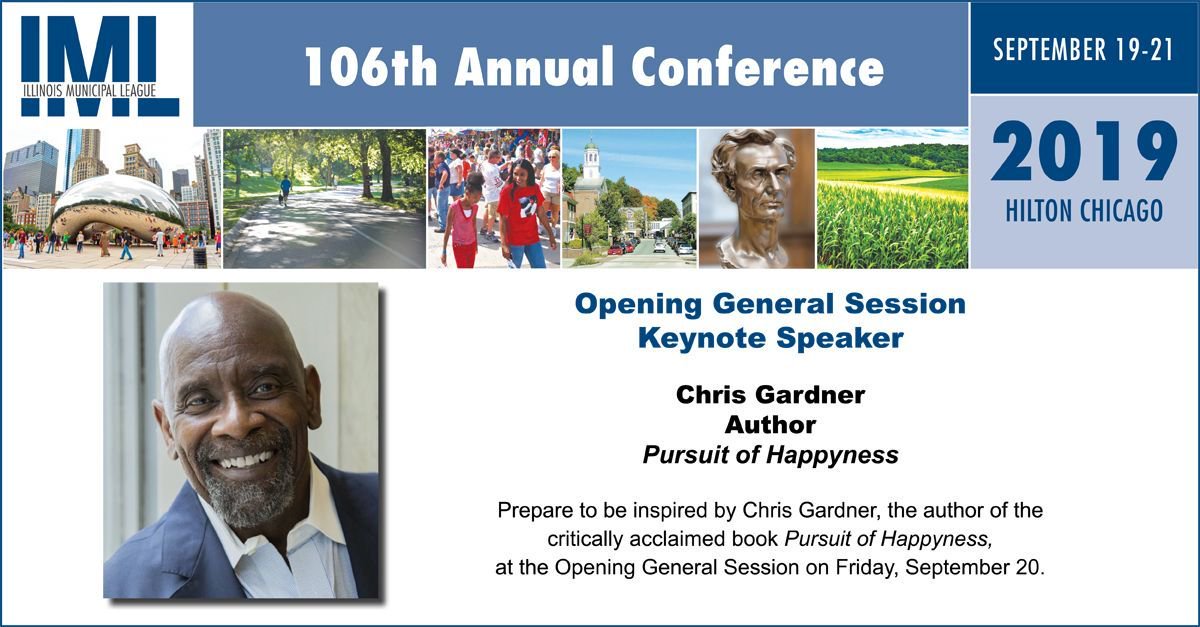 IMLLeague's tweet photo. This year's opening General Session Speaker at #IMLConference2019 is the author of the critically-acclaimed book The Pursuit of Happyness @CEOofHappYness, Chris Gardner. Register for this and our more than 50 educational and networking opportunities at https://t.co/vjb1BSrmBK. https://t.co/LOqA4p3ajX