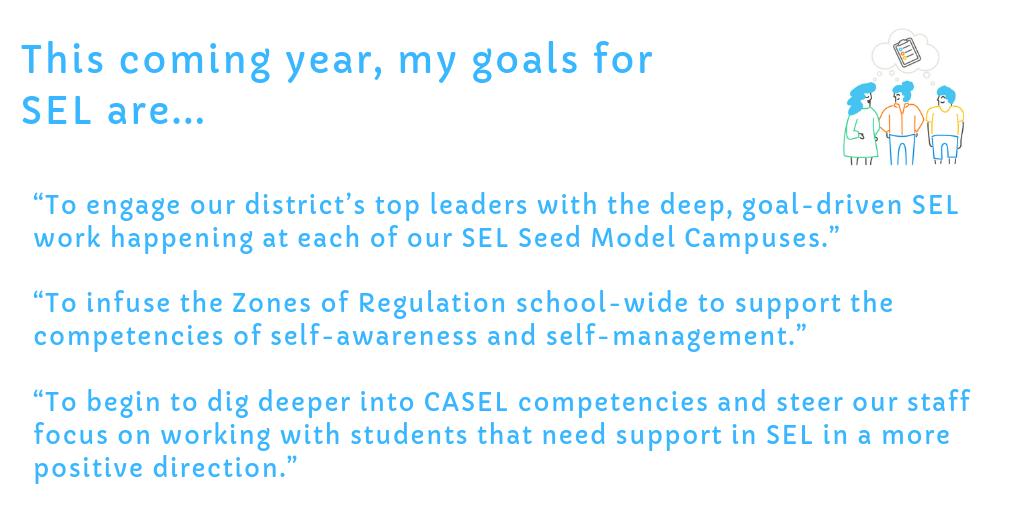 caselorg's tweet photo. Thank you for sharing your #SEL goals for the upcoming school year. Here are a few more. (Stay tuned! More to come!) #2019backtoschool https://t.co/x1hvRkwFGR