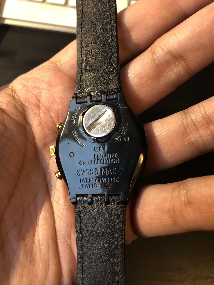 🔥My first giveaway contest:

I’ll give this🇨🇭<a href="/Swatch/">Swatch</a> chronograph watch once Bitcoin hit $20k again.

RULE: Follow me &amp; retweet this message. The winner will be selected randomly by me.

FYI it’s a collector watch, kind of difficult to find now.

#btc #bitcoin #giveaway #swatch