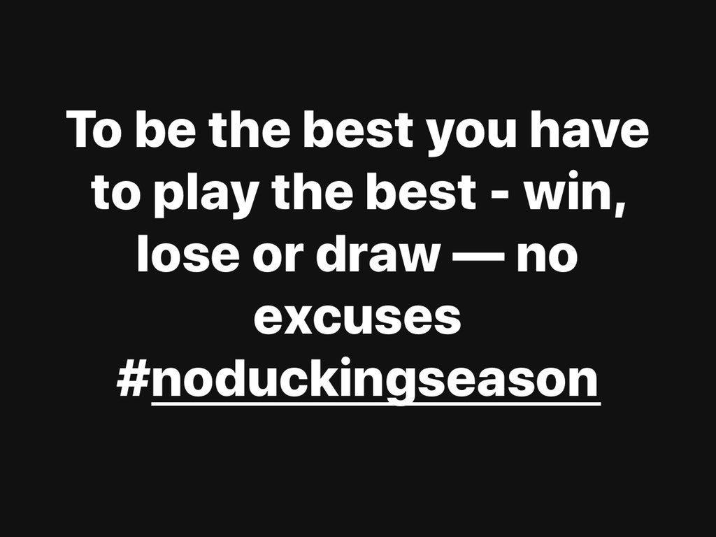 DinoCook7's tweet photo. #dcooks - #noduckingseason https://t.co/7iqDAyCOzB