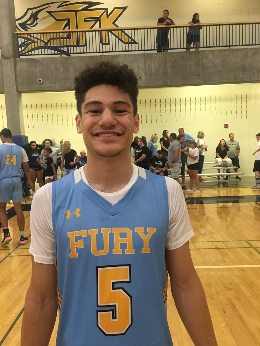 All smiles from Maddox Alipate in <a href="/mnfuryboys/">Minnesota Fury</a> Wilde’s 53-37 win over Wisconsin Playground. Maddox, younger brother of @USTTommiesMBB legend Marcus Alipate controlled the tempo all day at the point guard position and is a tough defender. <a href="/RyanJamesMN/">Ryan James</a> <a href="/PHCircuit/">Prep Hoops Circuit 🏀</a> #PHHardWorkFinals