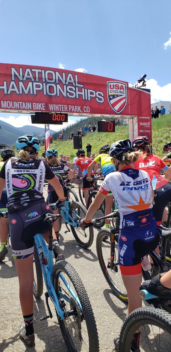 arizonadevo's tweet photo. 17 - 18 WomensSTXC is underway.   Go Zaydie!  #mtbnats #hurricaneofpain https://t.co/Au6vppjl40