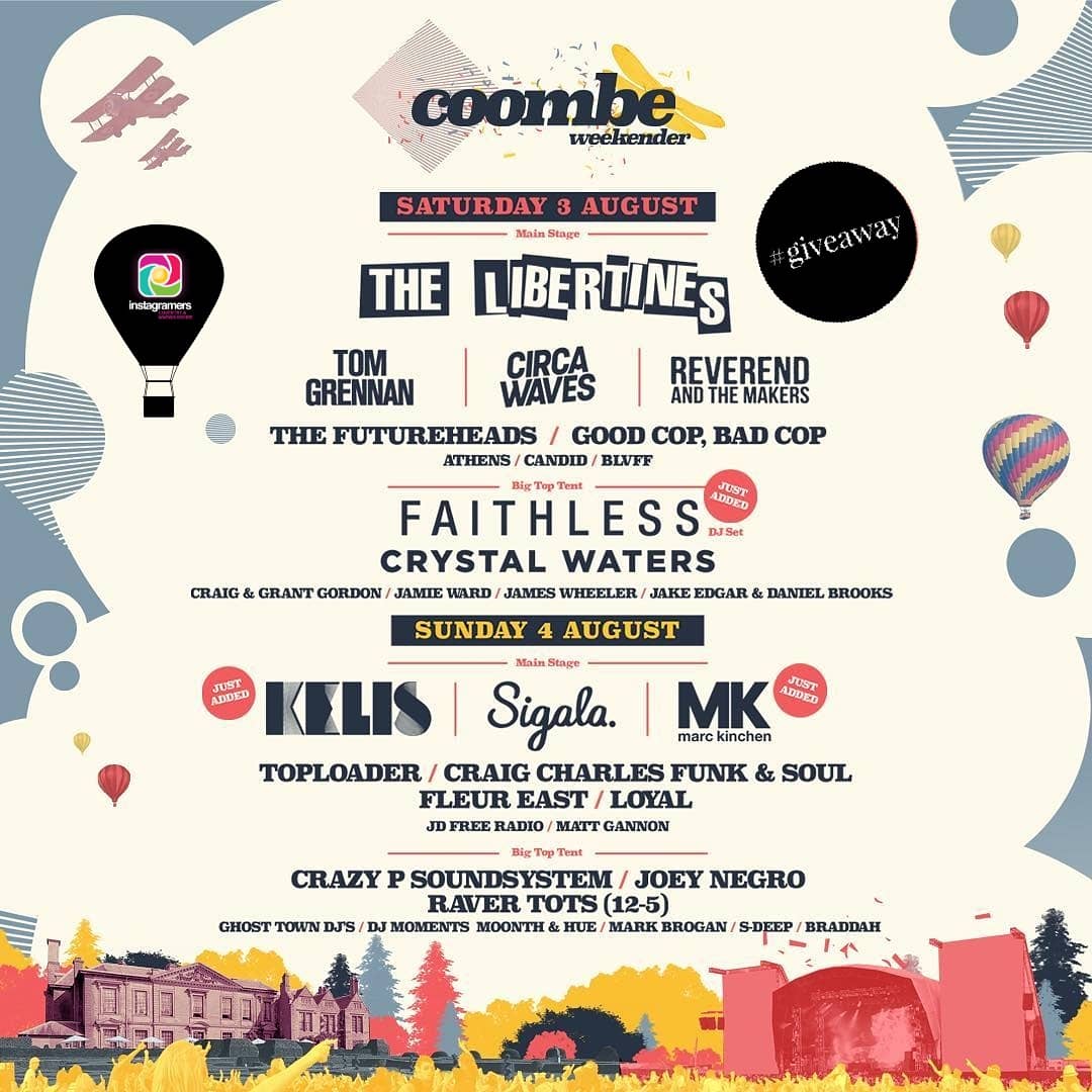 GIVEAWAY: We have 2 PAIRS of WEEKEND TICKETS worth £78 EACH for Coombe Weekender to giveaway! 🎪To enter: 
☆FOLLOW @IgersCoventry and <a href="/Coombeweekender/">Coombe Weekender</a>
☆TAG who you would like to take with you in the comments below 
☆RETWEET this giveway competition 

NB. You must be 18yrs+