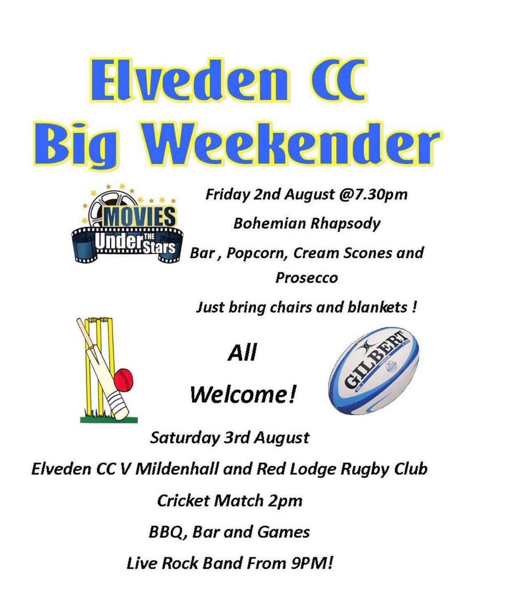 ElvedenCC's tweet photo. Free entry all weekend ........just come and have fun enjoy the band and love the incredibly well priced bar and food!!! 
All welcome!! ❤️ https://t.co/2Mb0nrvAGU