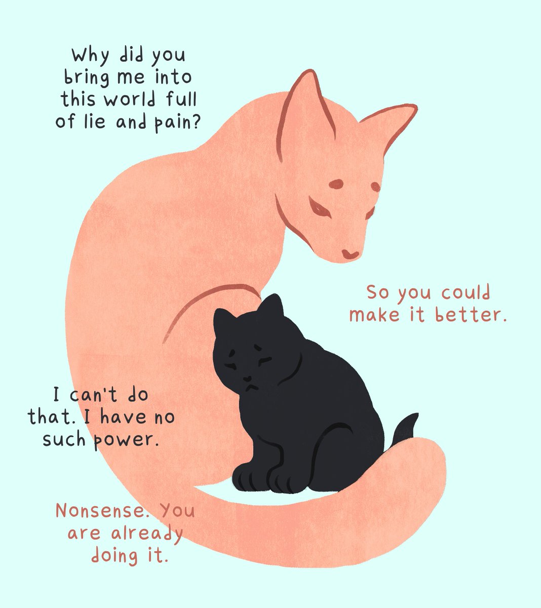 Sometimes we are but tiny kittens