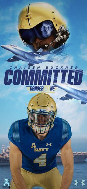 cbuckner_4's tweet photo. After a great visit yesterday and talk with @NAVYCoachKen, I am proud to say that I will be continuing my academic and athletic career at the United States Naval Academy!! #TheBrotherhood #Danger20ne @NavyFB https://t.co/Q2uiIQzZmE