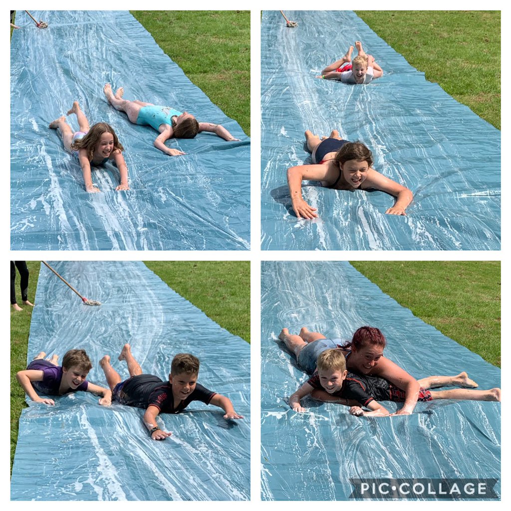 5thBmth's tweet photo. Slip and slide in the sun! https://t.co/p4bCRpK1BO